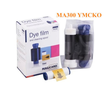 Термотрансферная печать YMCKO Принтер для карточек Magicard MA300 Лента для печати карточек Enduro ID